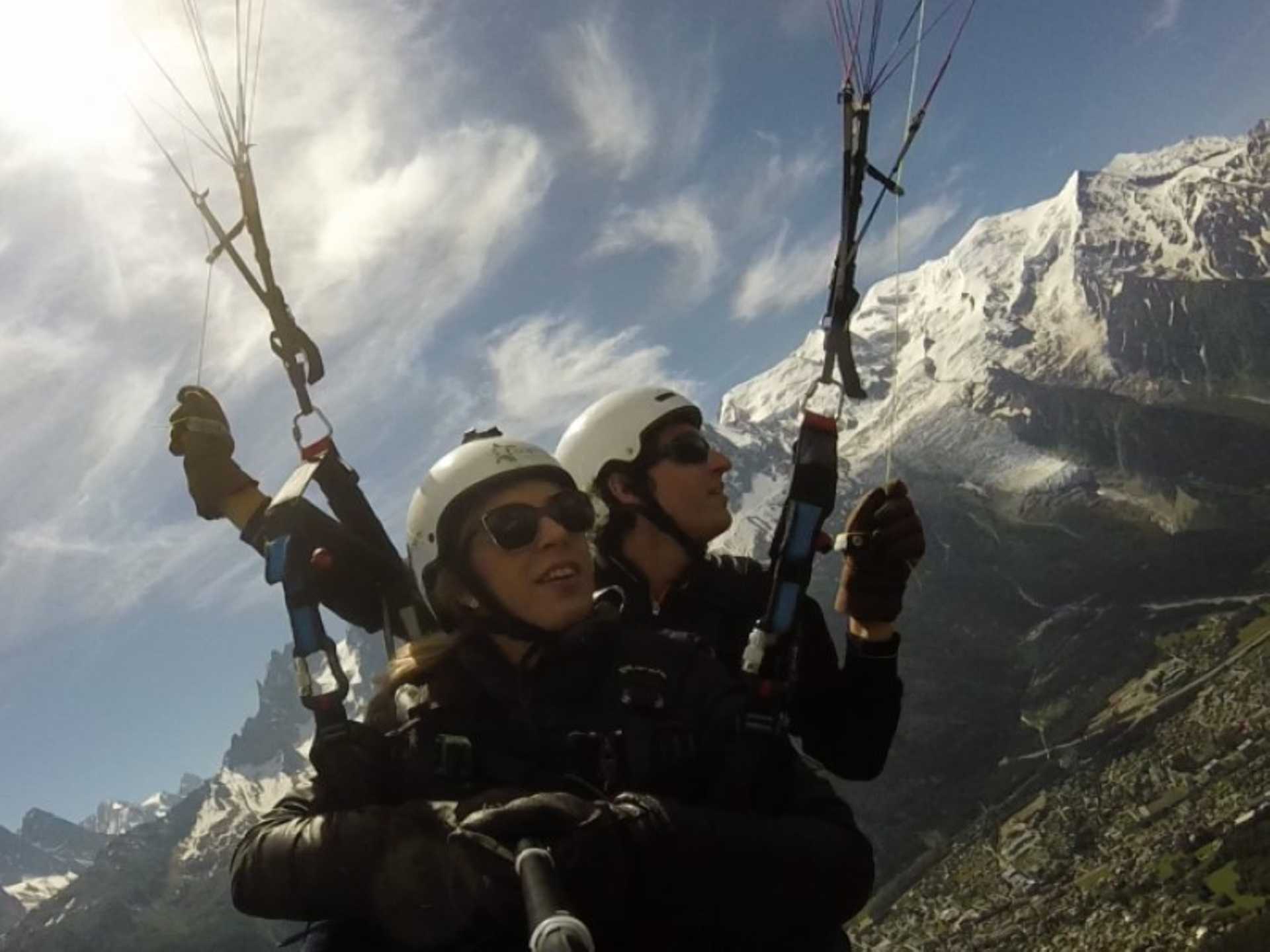 Chamonix Mont Blanc - paraglide
