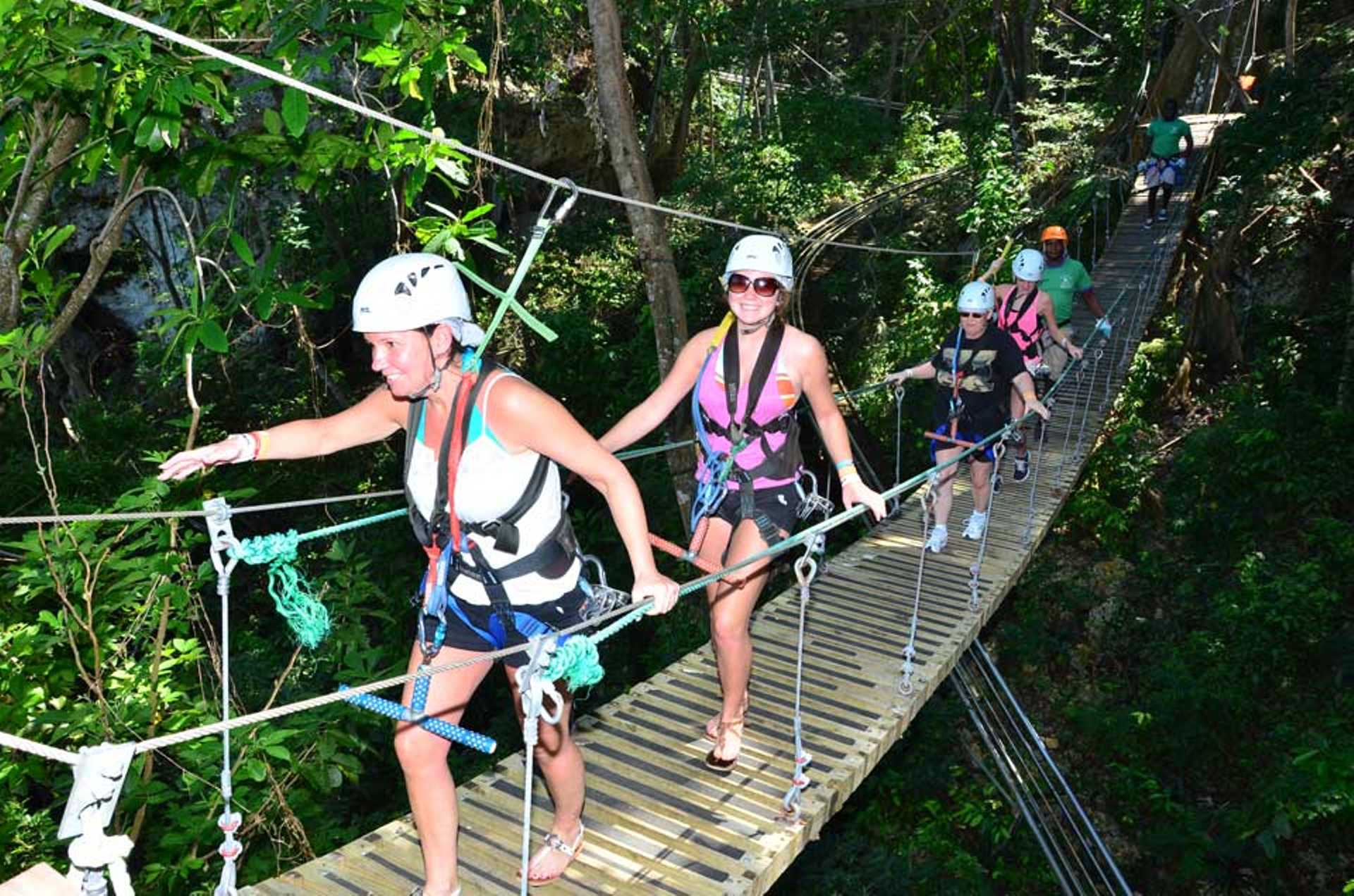 Canopy Zipline & Dunn's River Falls Adventure Tour 