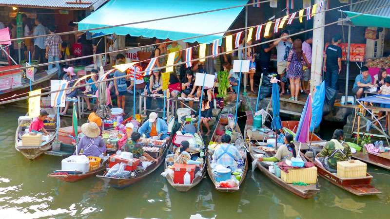 Floating Market & River Kwai with Speedboat and Lunch